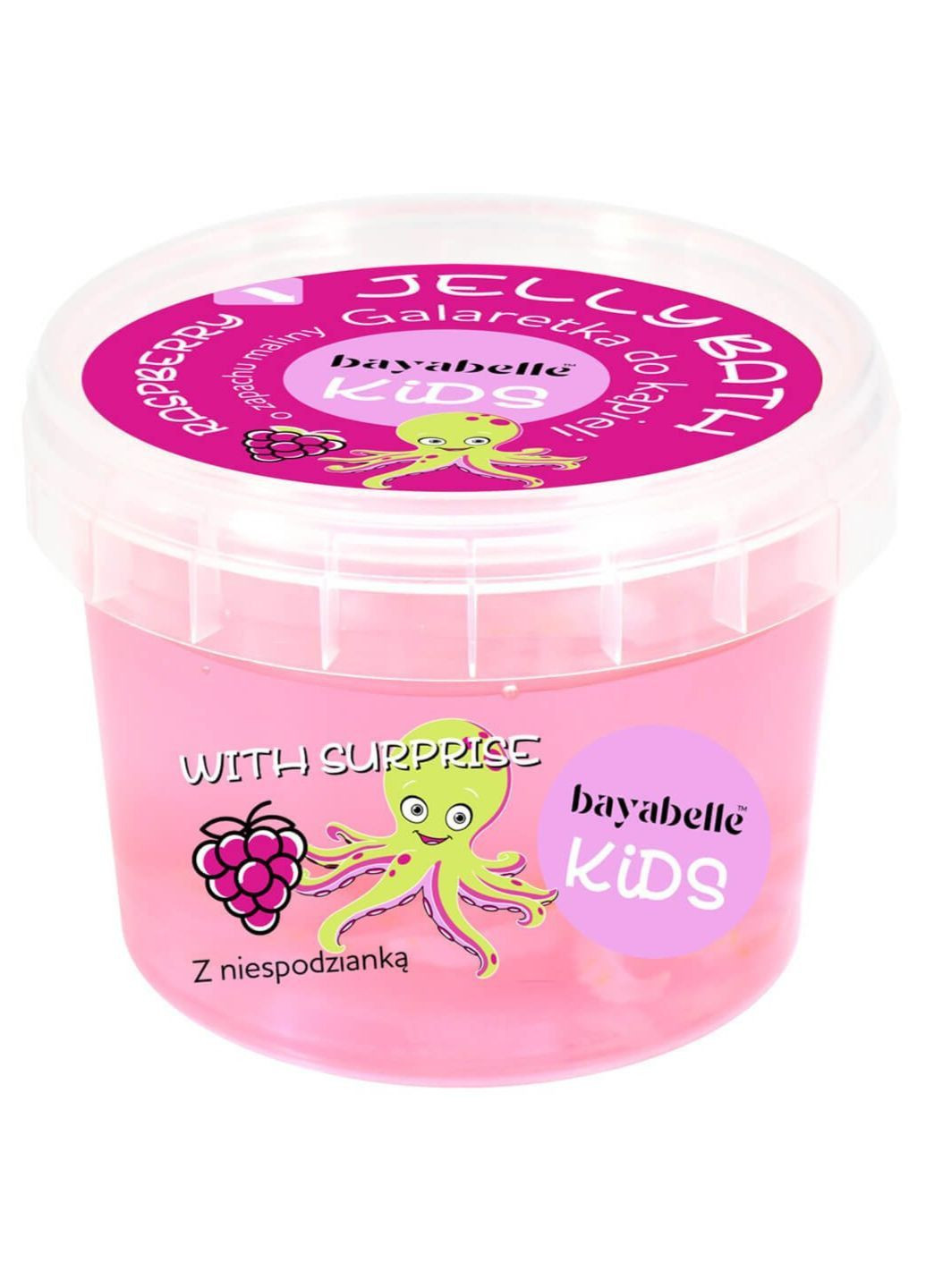 Желе-пена для ванной с игрушкой Малина Bayabelle Kids (294222902)