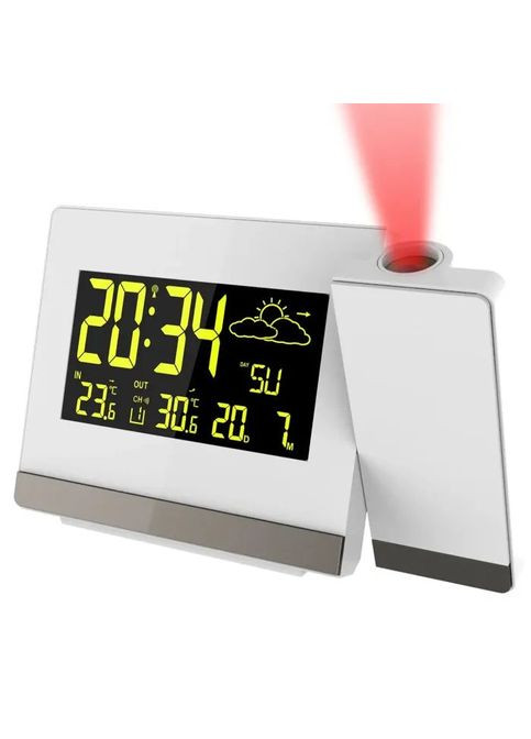 Настільний годинник (DAS301195) Technoline WT549 проекційний White (356149582)