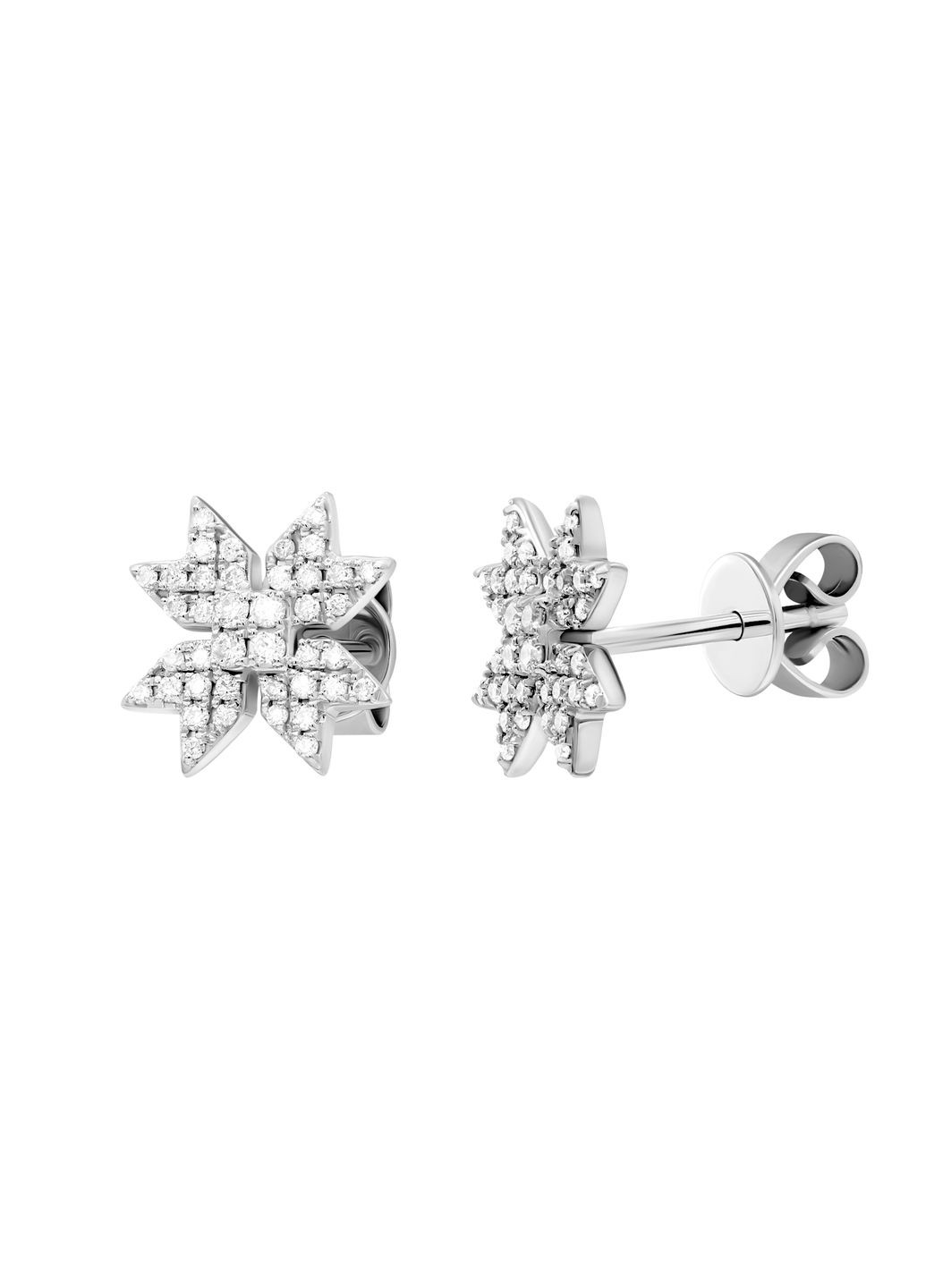 Сережки з діамантами у білому золоті 1С034-1454 Zarina (278585749)