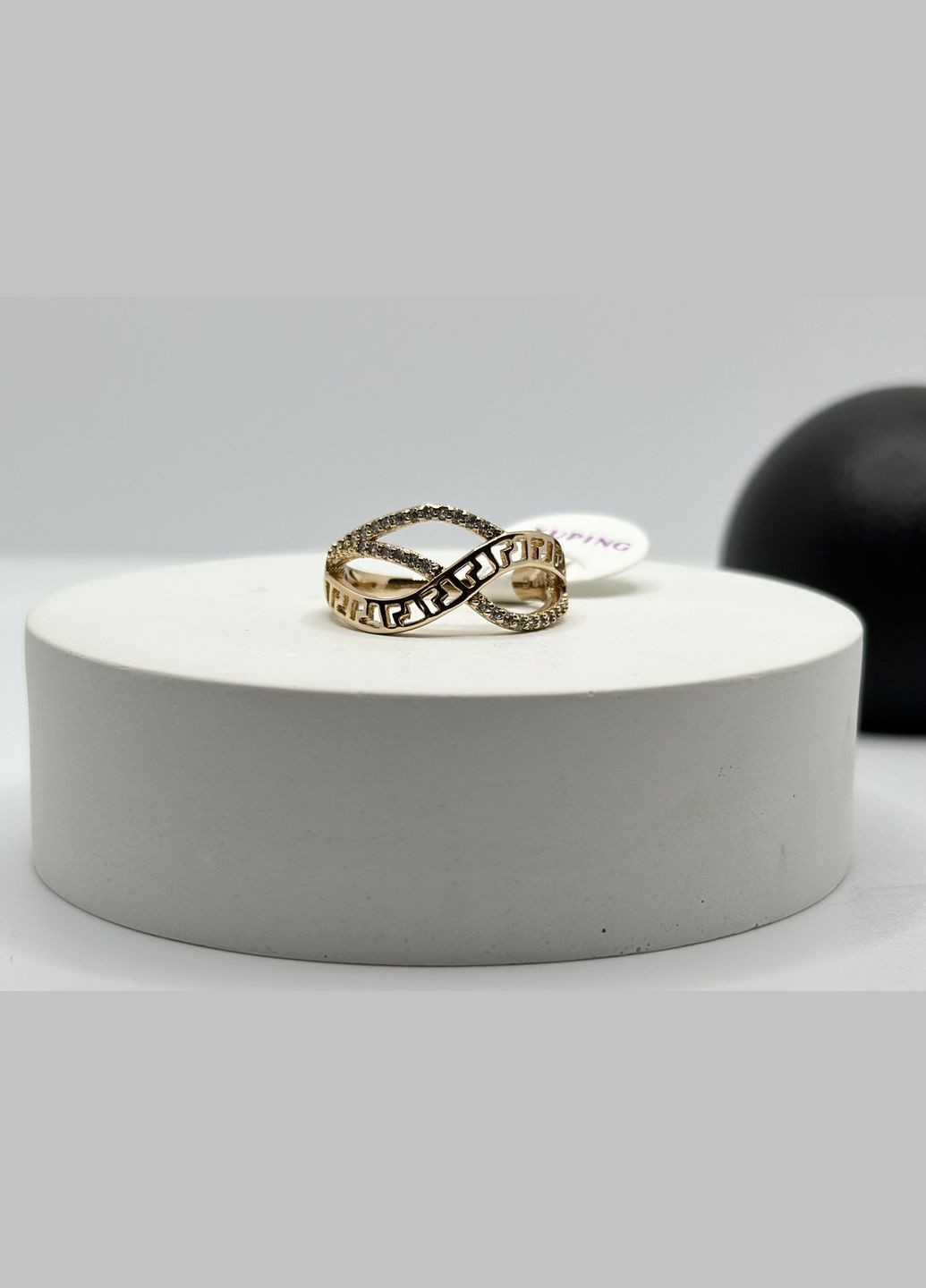 Кольцо Xuping с белыми фианитами, размер 16 Xuping Jewelry (323223466)