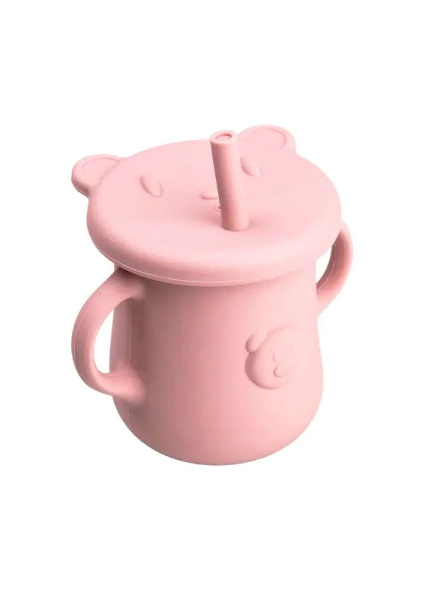 Дитячий набір силіконового посуду7 предметів Рожевий HP34546P TS Kitchen (370800716)