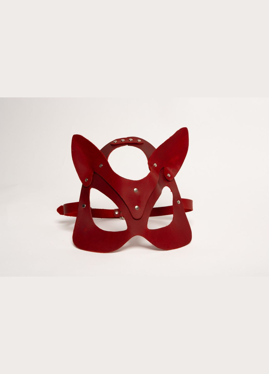 Маска шкіряна Play Cat червона MS-1 Edena (307925947)