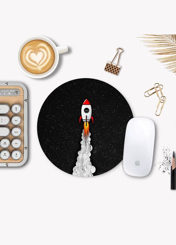 Килимок для мишки Ракета No Brand (302084153)