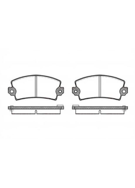 Колодки дисковые тормозные ЗАДН ESPACE -96 0021.06 Remsa (342414010)