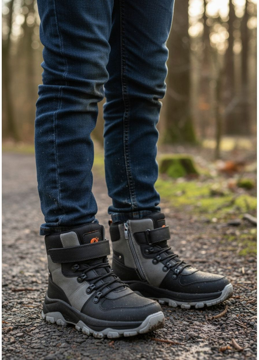 Зимові черевики для хлопчика,зимові черевики для підлітка,зимові хайтопи для хлопця,хайтопи для підлітка Клібі Clibee (364823037)