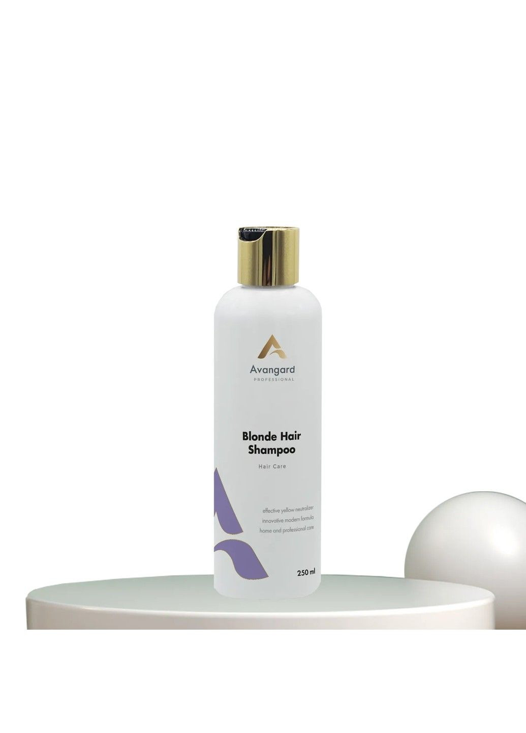 Шампунь для нейтрализации желтизны и сияния волос, окрашенных в оттенки блонд 250 мл A_Avangard Professional (330641444)