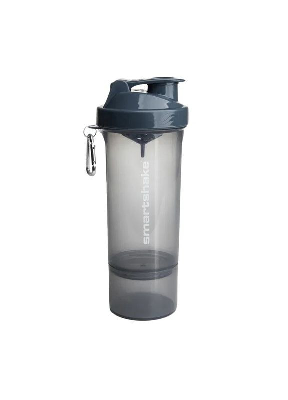 Шейкер 2 в 1 с контейнером внизу (Slim Grey) 500 мл SmartShake (361116609)