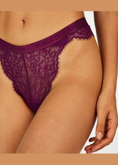 Трусики Honey Tanga String фіолетовий 2XL Hunkemoller (342098704)