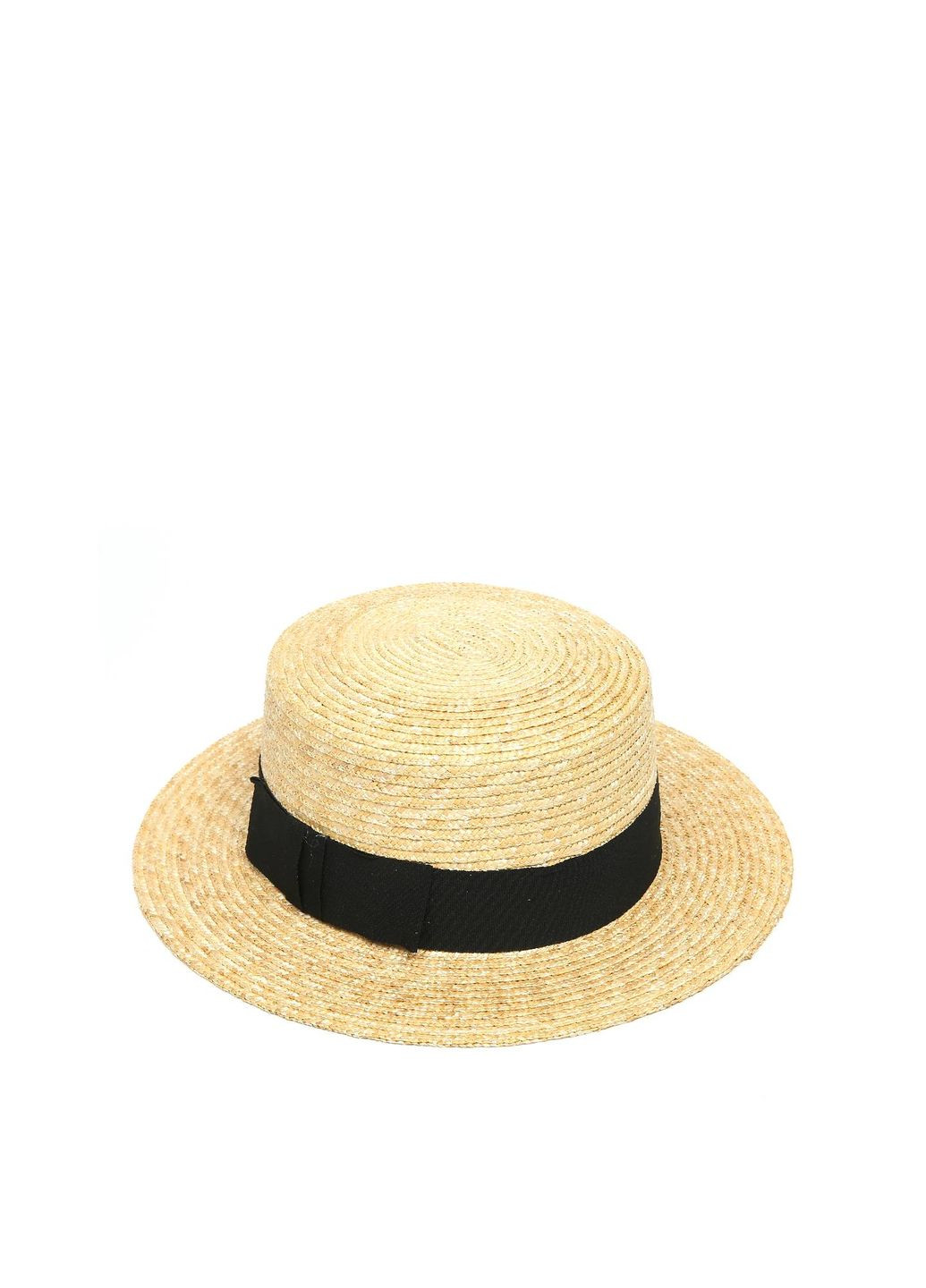 Шляпа канотье женская солома желтая REBECCA LuckyLOOK 855-565 (291884154)