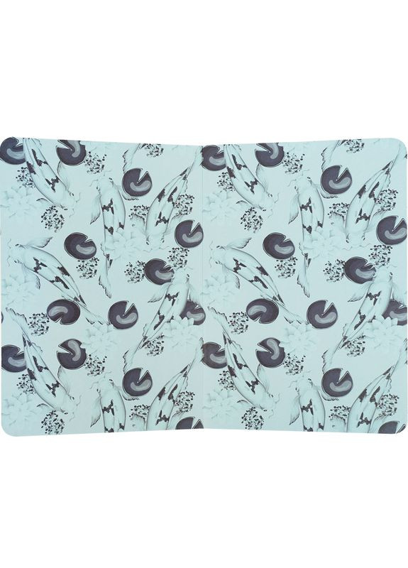 Книга записная Fish, A5, в ячейку, 80 листов, голубовато-красная () Axent 8700-4-A (328449088)