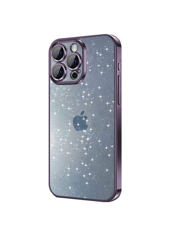 Чохол TPU+PC Glittershine для Apple (6.7") Фіолетовий | Purple Epik iPhone 15 Pro Max (300095991)