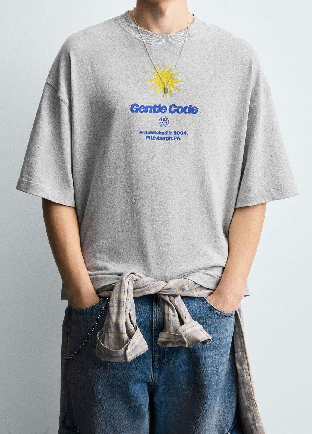 Сіра футболка Zara