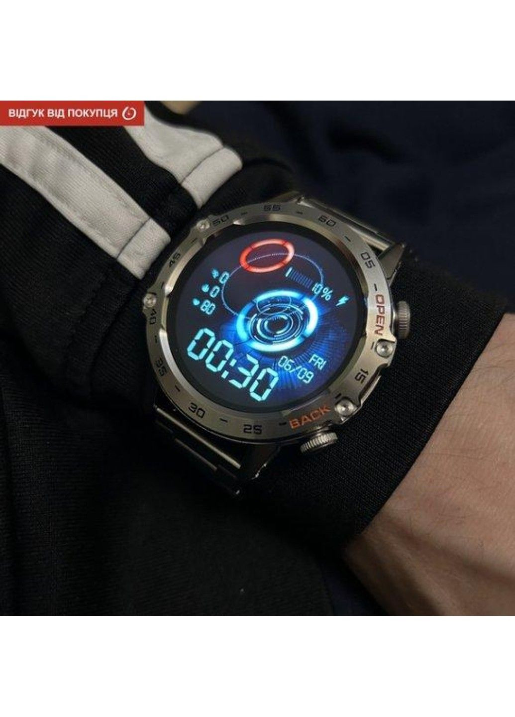 Умные часы Delta K52 (Серебристый) Smart (314482989)