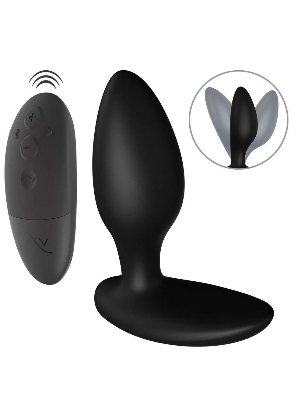 Анальна смарт-вібропробка Ditto+ Satin Black з пультом ДК We-Vibe (323223662)