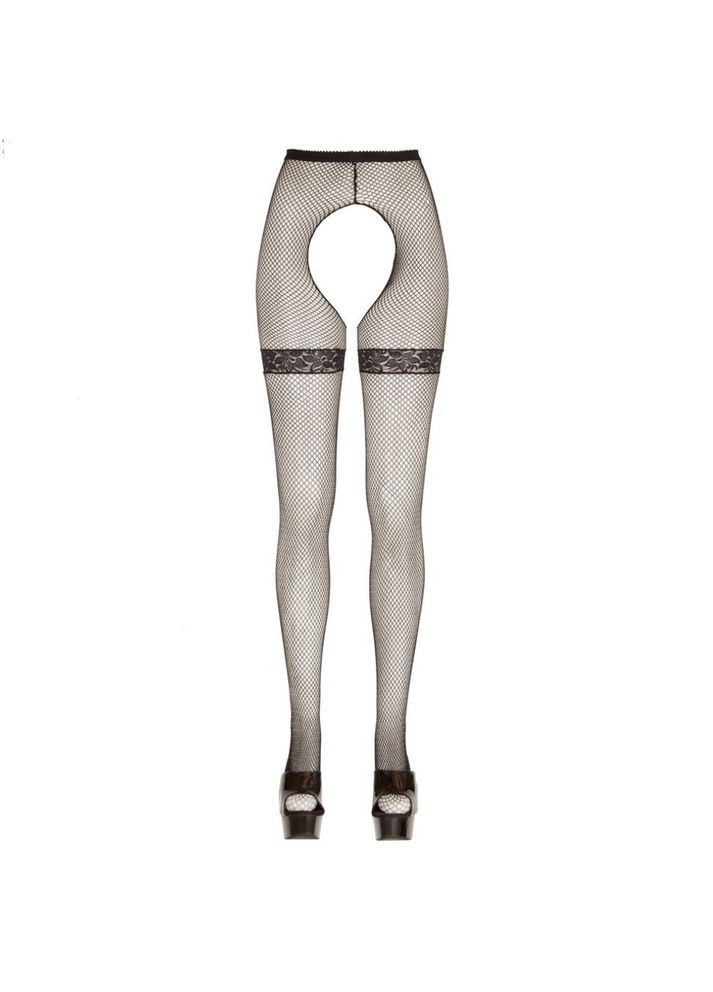 Колготки из сетки с открытой промежностью "net tights M/L" Cottelli Collection (302968528)