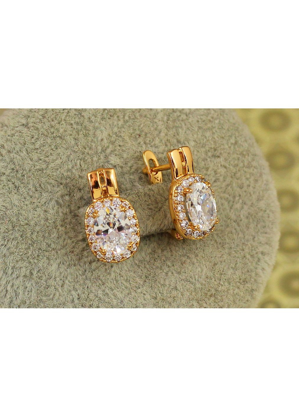 Серьги малинка с ножками 1,6 см золотистые love-shopping Xuping Jewelry (354660567)