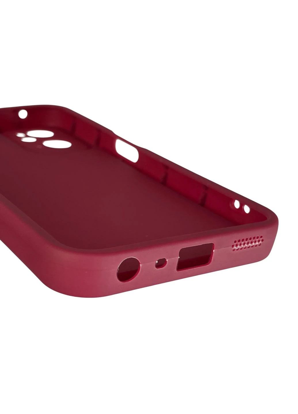 Чохол силіконовий Soft Touch з 3D принтом злого кота для 9i бордовий (Повний захист камери) Realme (378976044)