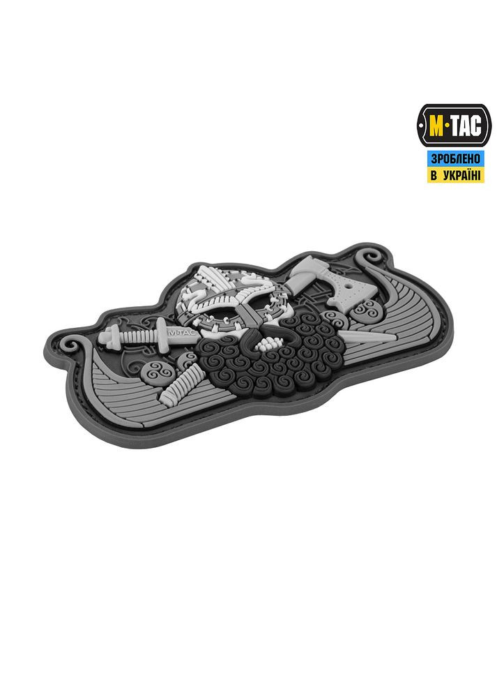 Нашивка Viking's Drakkar Black/Grey M-TAC (315047708)