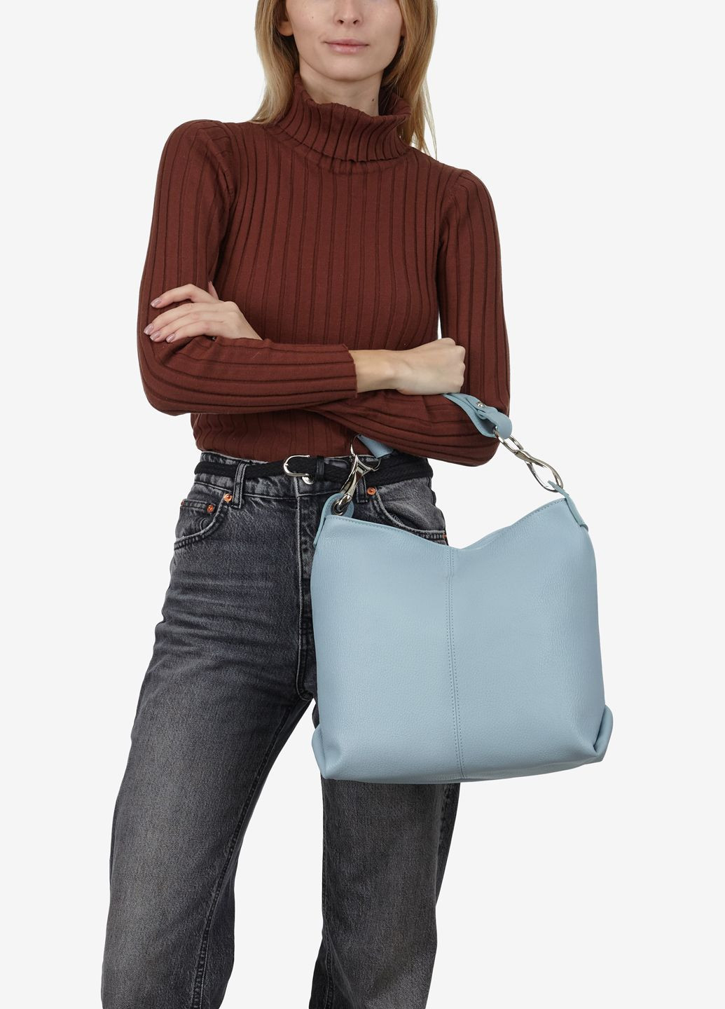 Сумка жіноча шкіряна шоппер середня Shopper Regina Notte (318823594)