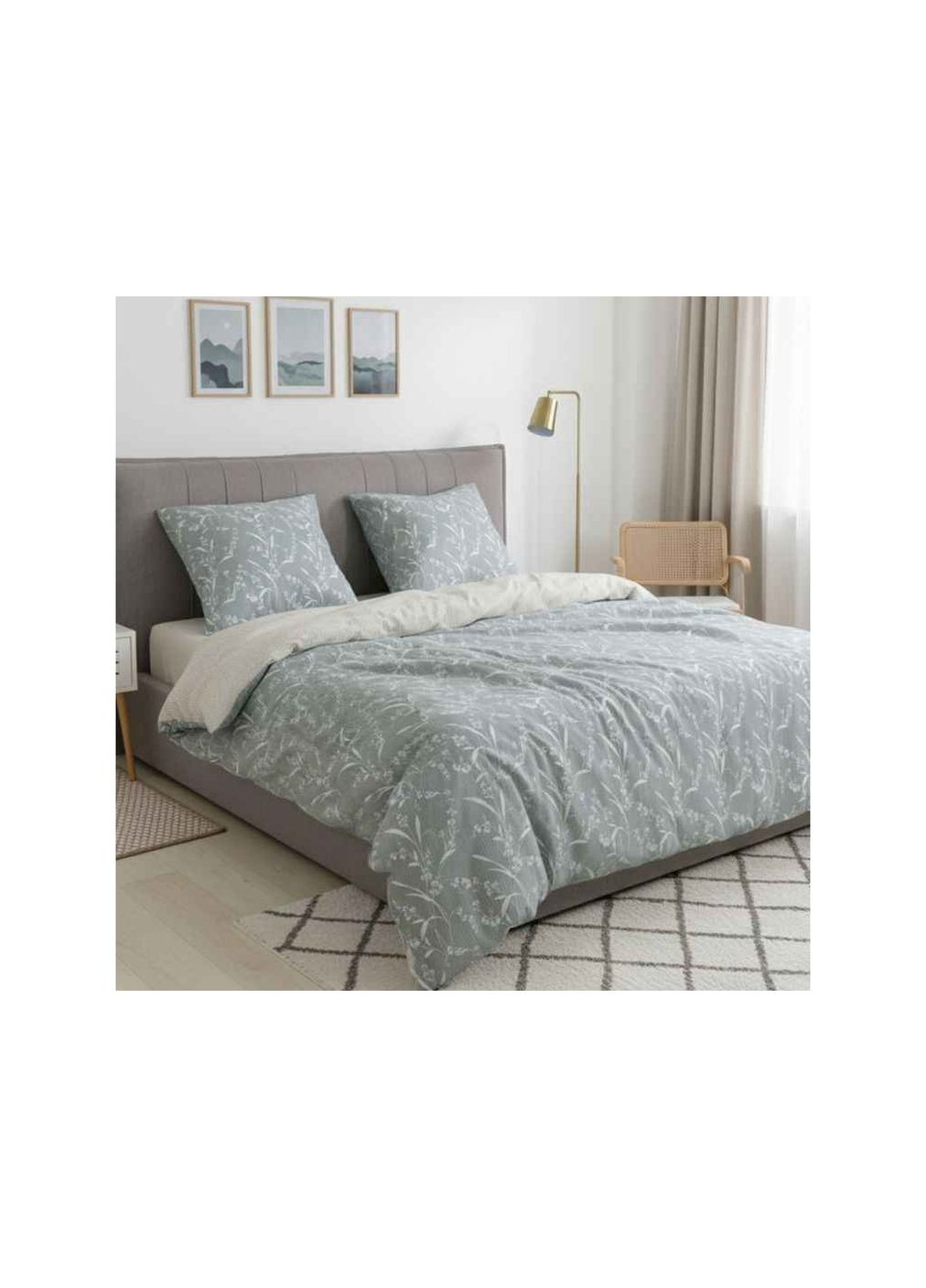 Комплект постельного белья х сп 50*70 арт.25408 простыня на резинке Ранфорс Viluta (367726280)