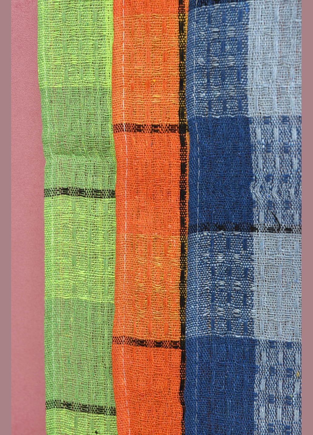 Набір рушників кухонних вафельних 3 штуки розмір 40*65 см Let's Shop малюнок комбінований