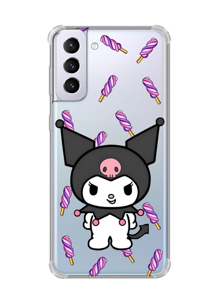 Чохол з потовщеними кутами на Samsung Galaxy S21 Plus Куромі (принт 390) Creative (360679584)