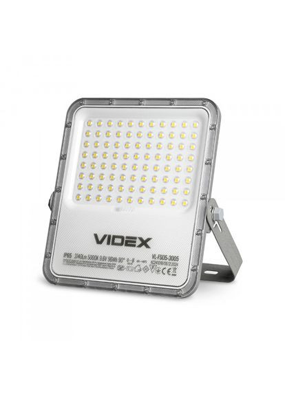LED прожектор автономний VL-FSO5-3005 3740Lm 5000K Videx (361067567)