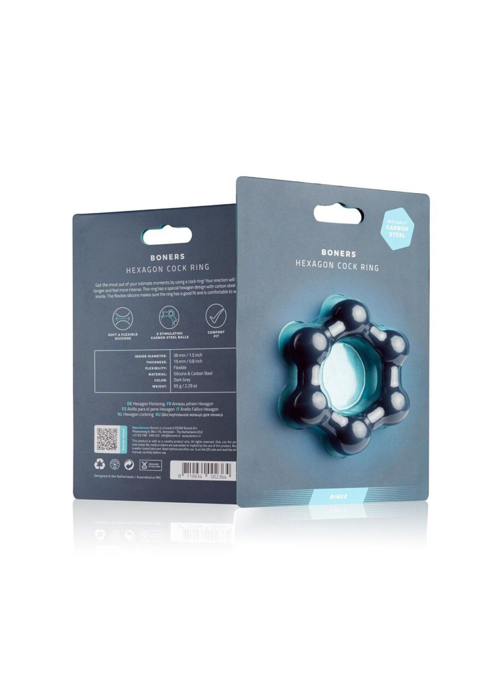 Ерекційне кільце Hexagon Cock Ring Boners (369953749)