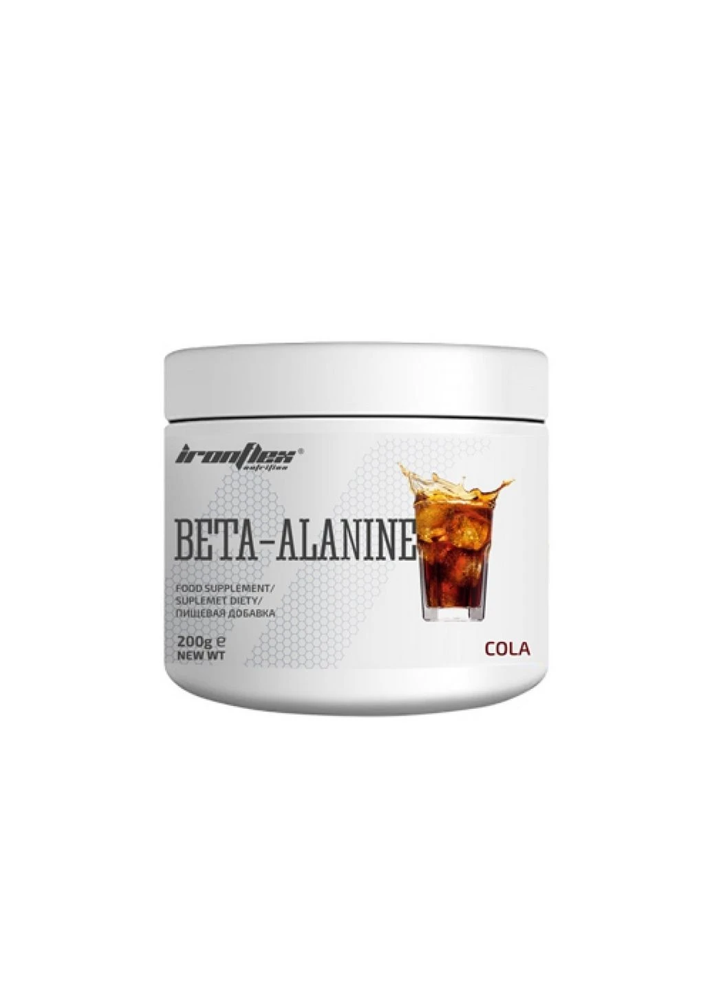 Амінокислота Beta-Alanine, 200 грам Кола Ironflex (293341093)