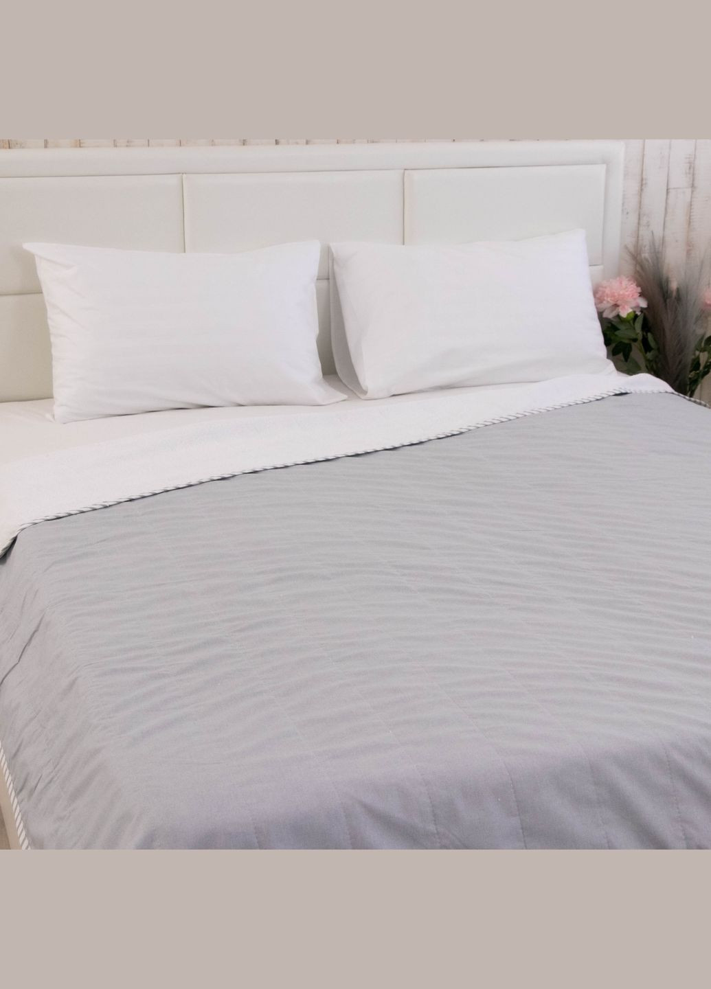 Ковдра 140х205 махрова "Summer Grey" літня Руно 321.02МУ_Summer Grey (300530141)