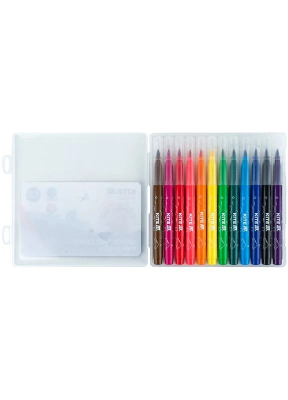 Фломастери 12 кв. 1,5-4мм. Maxi Marker Brush K1150 Centropen (332211607)