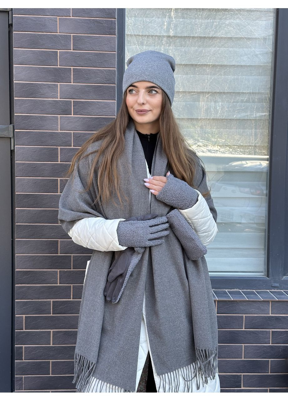 Шарф кашеміровий палантин жіночий теплий No Brand (369176253)