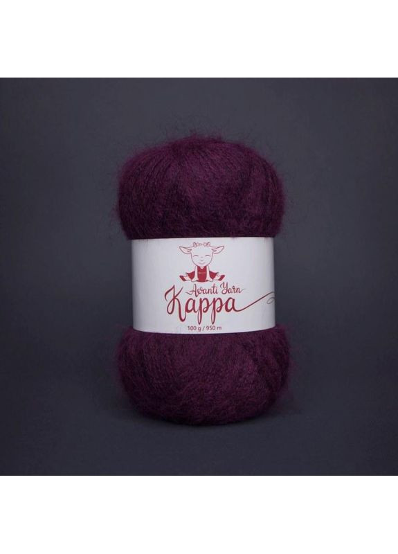 Пряжа с мохером - Каппа 19/2344 свекольный Avanti (361878734)