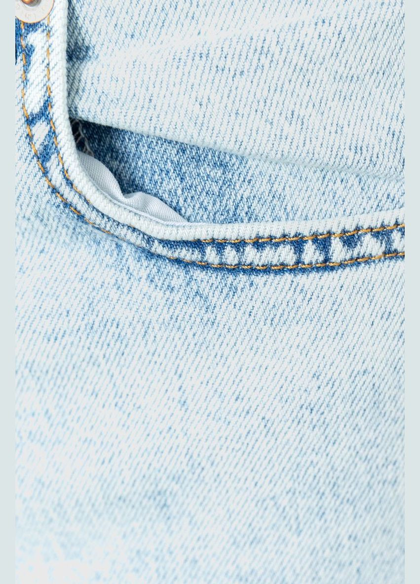 Голубые демисезонные джинсы мужские slim, цвет голубой, Ager