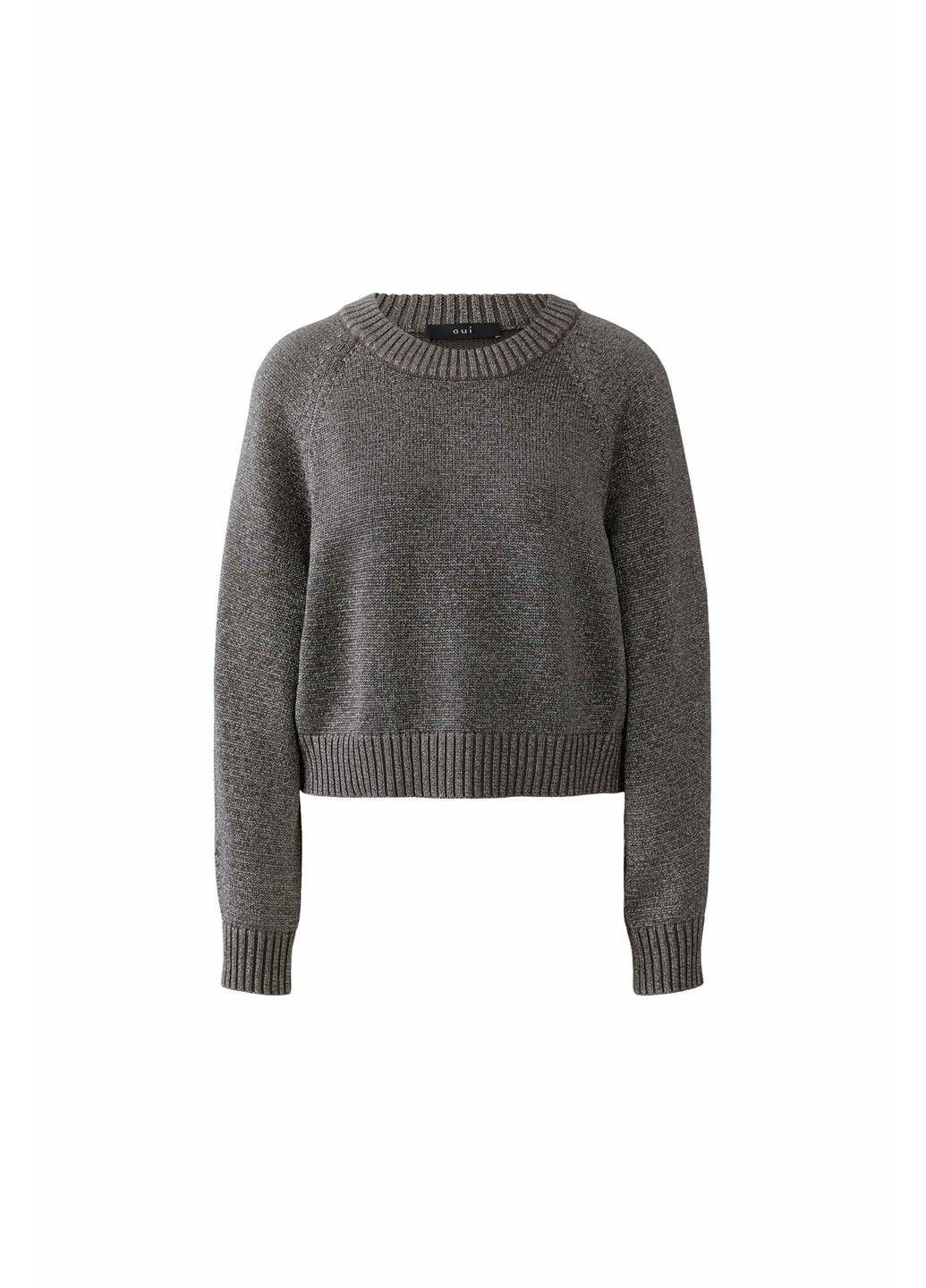 Коричневый демисезонный женский джемпер коричневый джемпер Oui