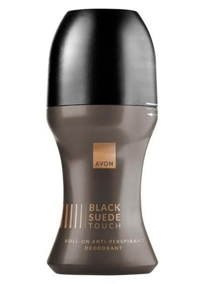 Дезодорант-антиперспірант з кульковим аплікатором Black Suede Touch для нього Avon (305593751)