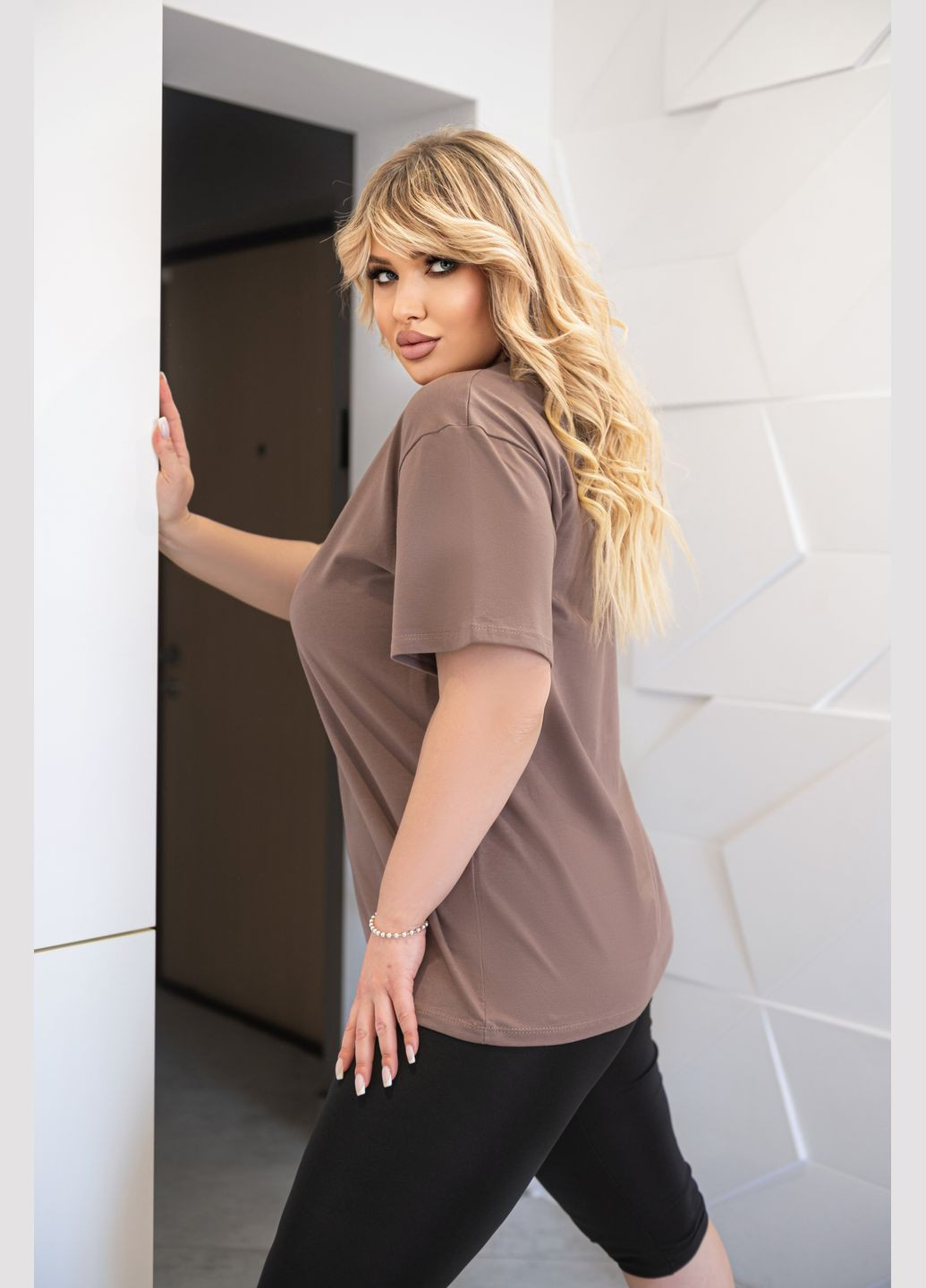 Базовая женская футболка Fashion Girl Enkel - (293343853)