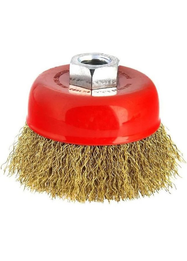 Чашечная проволочная щетка (65 мм, М14) с гофрированным проводом (20674) Vago (306551986)