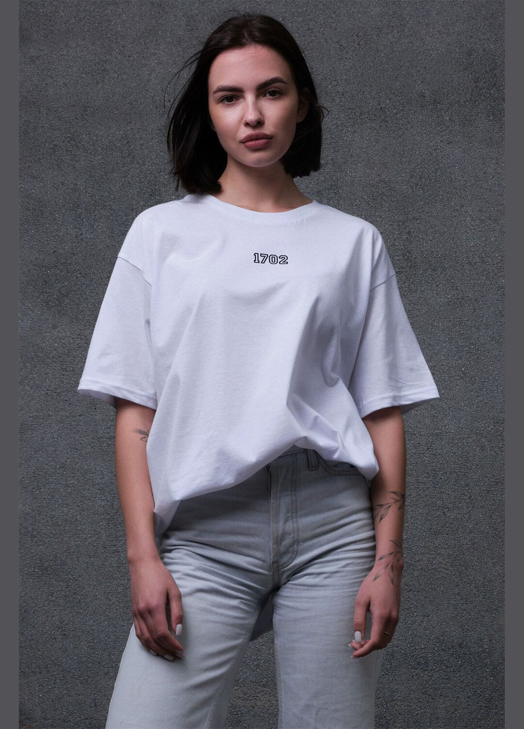 Женская Оверсайз Футболка С Принтом Money Grafity White Without - (327223093)