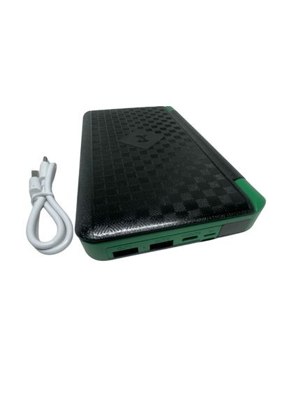 Зовнішній акумулятор Power Bank 20000 mAh Solar Wireless, складаний, бездротова зарядка, 4 порти, LED дисплей, No Brand (380490794)