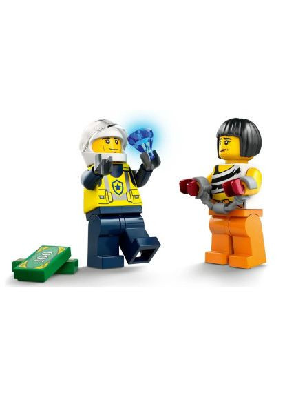 Конструктор City Переслідування маслкара на поліцейському автомобілі 213 деталей (60415) Lego City Переслідування маслкара на поліцейському авто (367004676)