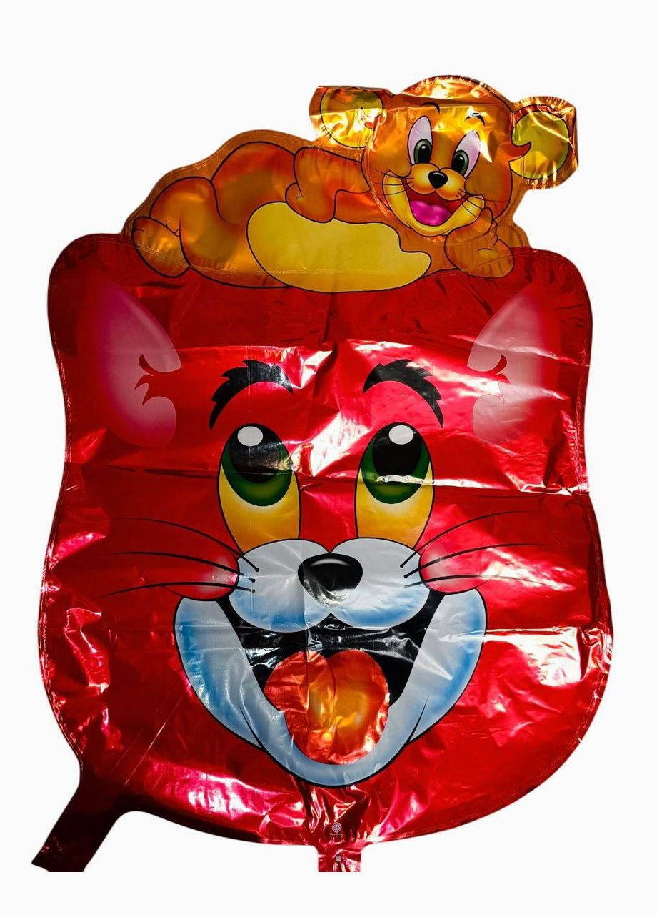 Шарик праздничный Том и Джерри Красный 60 см No Brand (342065398)