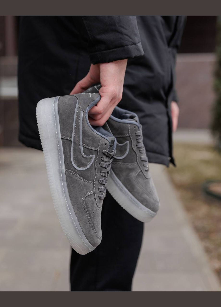 Серые демисезонные кроссовки мужские No Brand