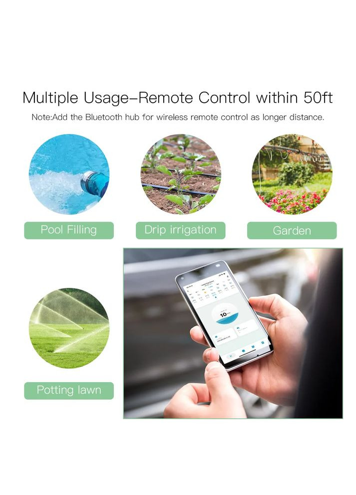 Розумний автоматичний таймер поливу SOP10 WiFi IP55 Tuya MOES (367954231)