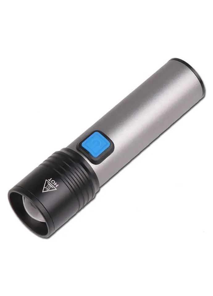 Ручний тактичний світлодіодний акумуляторний ліхтар USB CHARGE+ ZOOM (1757884280) Bailong BL-K31 (335808258)