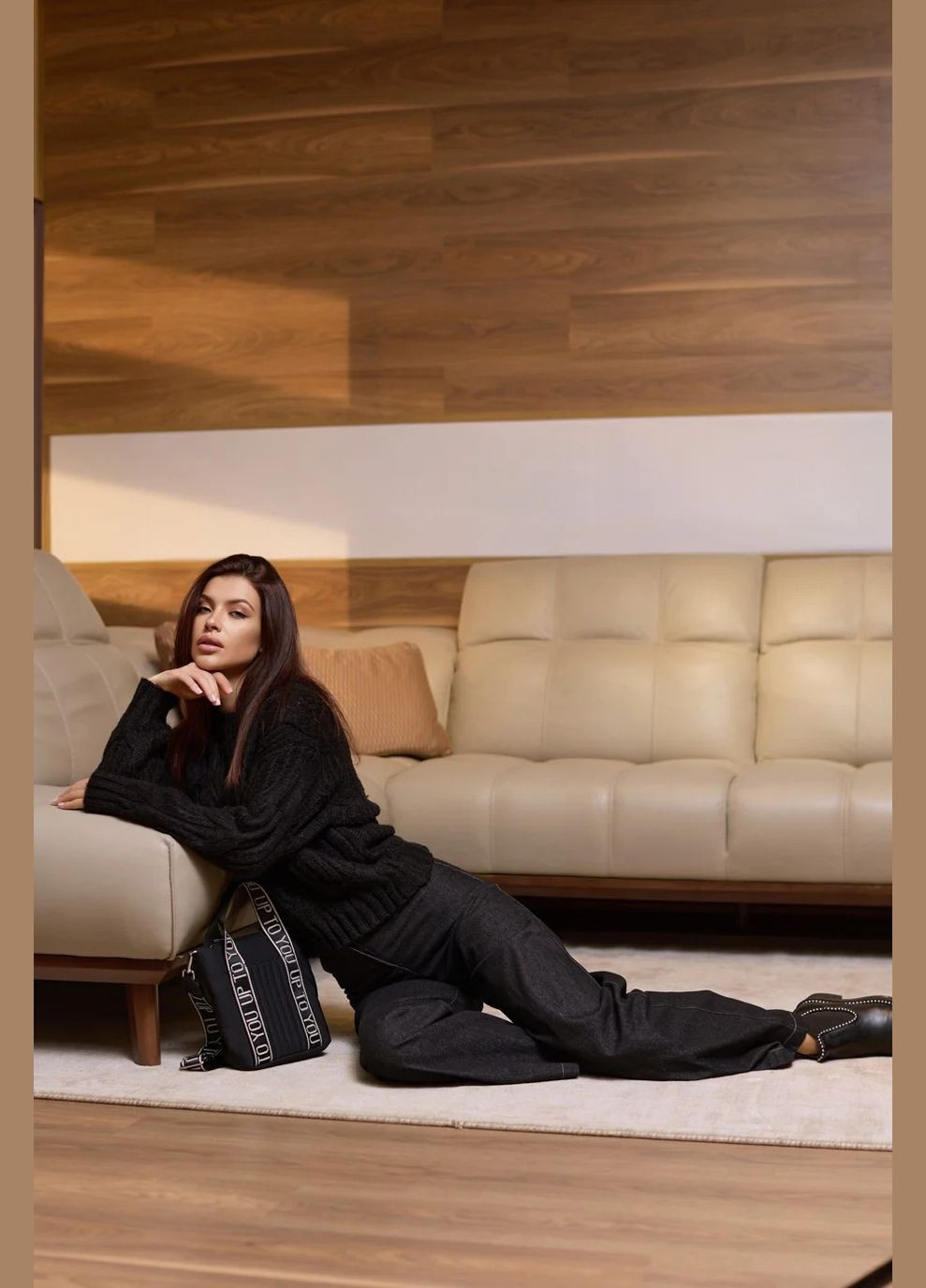 Чорний демісезонний джемпер джемпер Seventeen