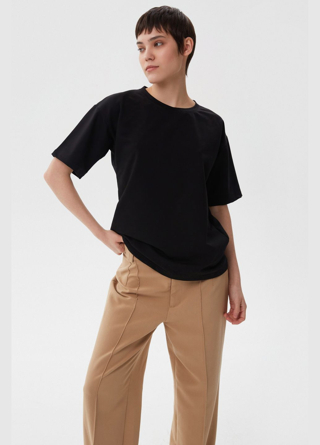 Футболка, колір чорний Estro - (325455272)