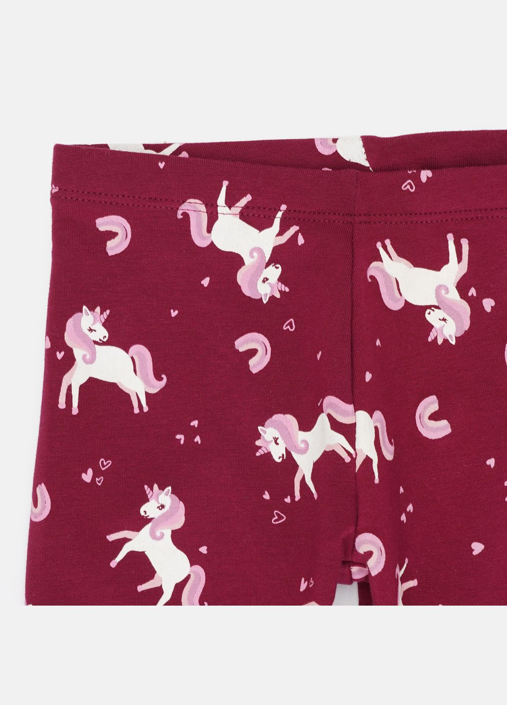 Бордовые демисезонные леггинсы из хлопка C&A