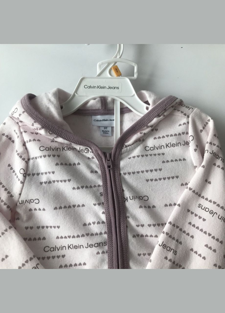 Бежевий демісезонний теплий комплект для малюків Calvin Klein