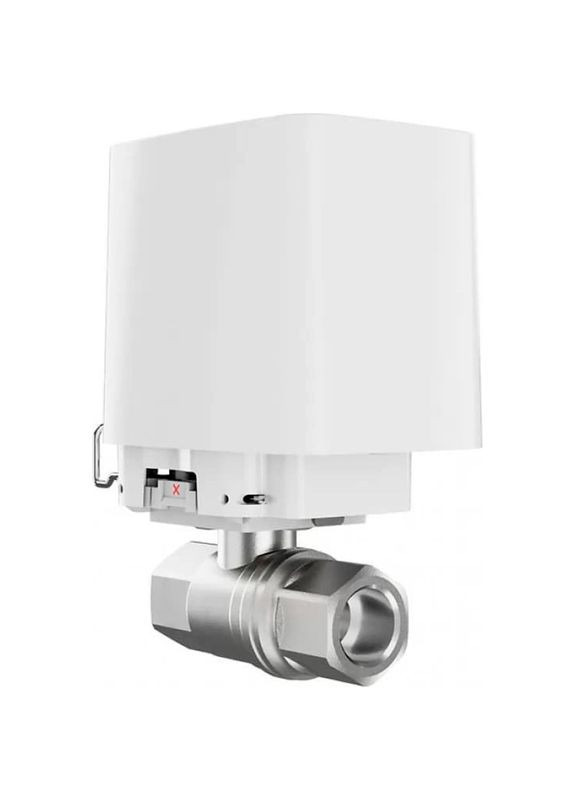 Розумний кульовий кран WaterStop 3/4" Jeweler бездротовий White (000029712) Ajax (324558091)